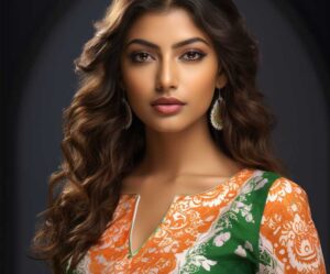 Churidar-Orange